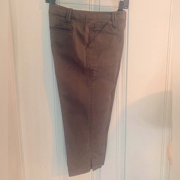 🫒WILLIE SMITH🫒 SIDE SLIT CROPPED PANTS W/ LOTS OF POCKETS EUC🍁 - Picture 9 of 13